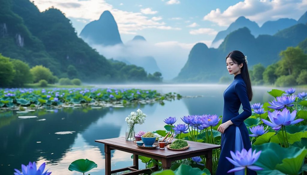 découvrez la beauté bleu du vietnam à travers ses secrets traditionnels et naturels, alliant savoir-faire ancestral et ingrédients authentiques pour une peau éclatante et saine.