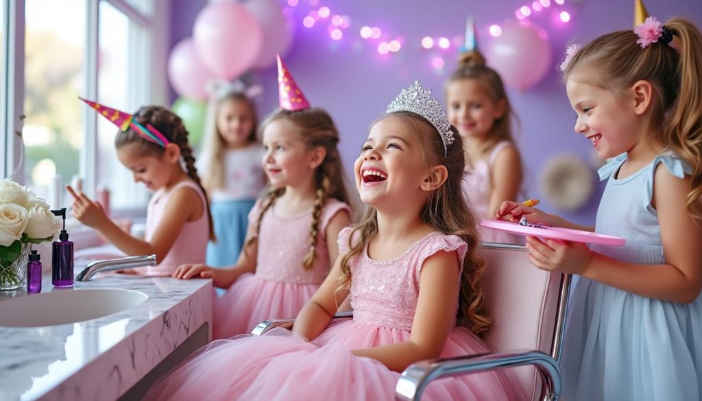 découvrez comment organiser un anniversaire inoubliable pour une petite fille dans un institut de beauté, avec des activités ludiques et des moments de détente adaptés aux enfants.