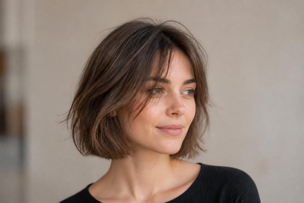 découvrez nos astuces pour sublimer un carré cheveux fins sans volume et obtenir un effet coiffé-décoiffé naturel et léger.