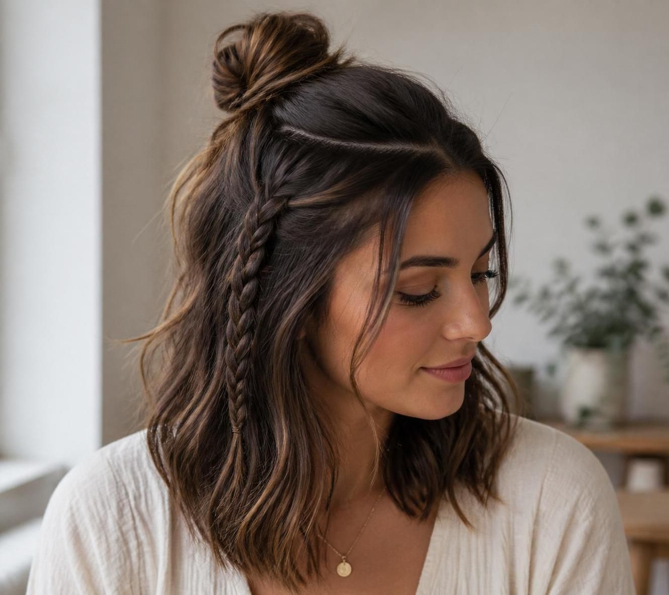 découvrez des coiffures faciles et rapides pour cheveux mi-longs afin d'adopter un look impeccable au quotidien, alliant style et praticité.