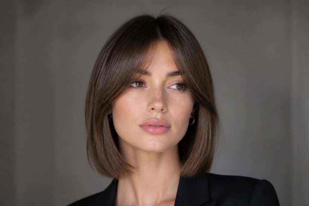 découvrez comment la coupe carré avec frange rideau apporte une touche chic et élégante, sublimant toutes les morphologies avec style et modernité.