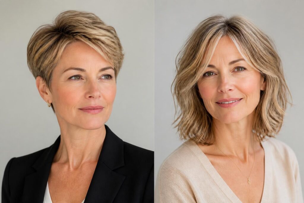 découvrez des modèles de coiffures courts et mi-longs adaptés aux femmes de 50 ans aux cheveux fins pour sublimer votre style avec élégance et naturel.