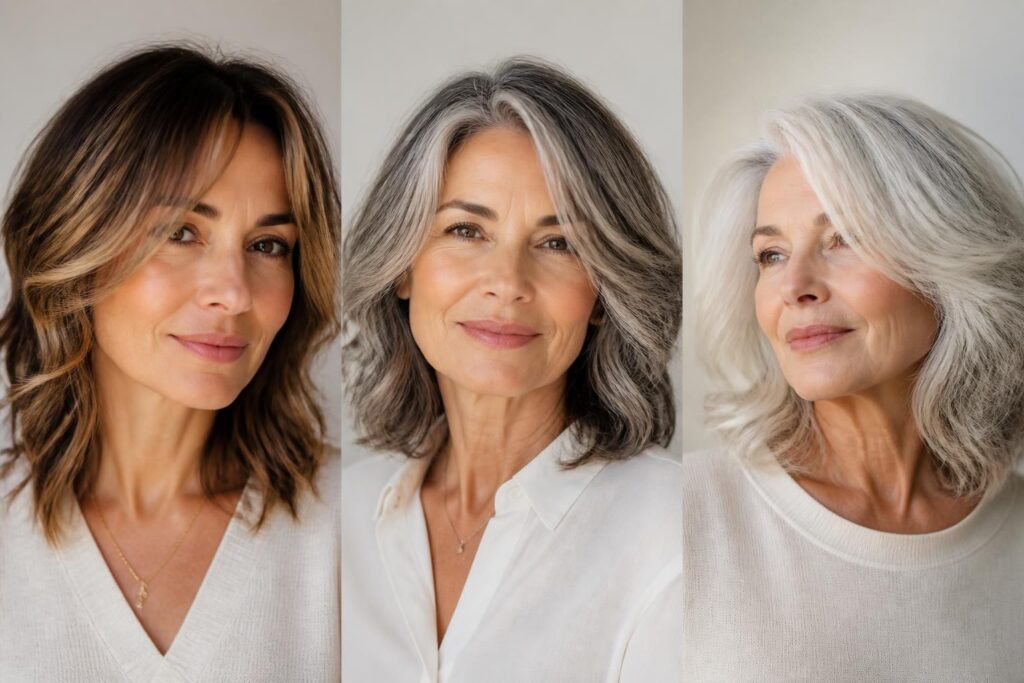 découvrez des coupes de cheveux mi-longs dégradés pour femmes, parfaitement adaptées aux styles et besoins des 40, 50 et 60 ans, pour une allure moderne et élégante à tout âge.