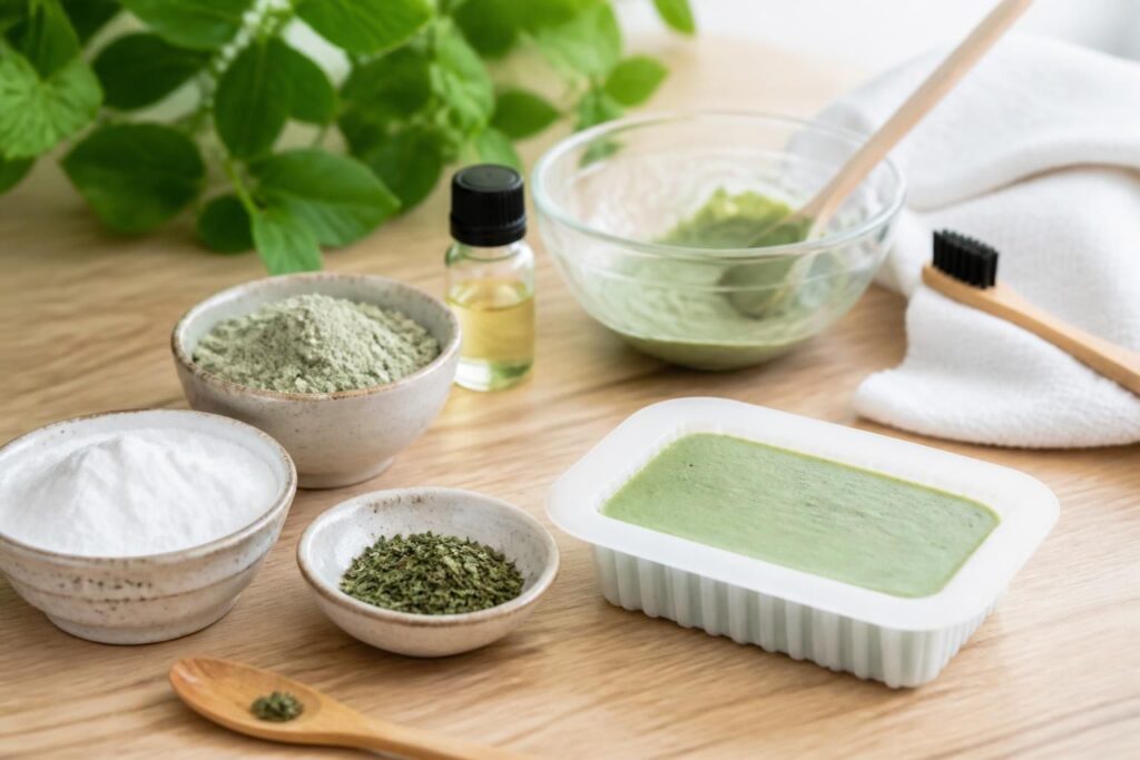 découvrez comment préparer un dentifrice solide maison, naturel et efficace, avec une recette simple pour une hygiène dentaire saine et écologique.