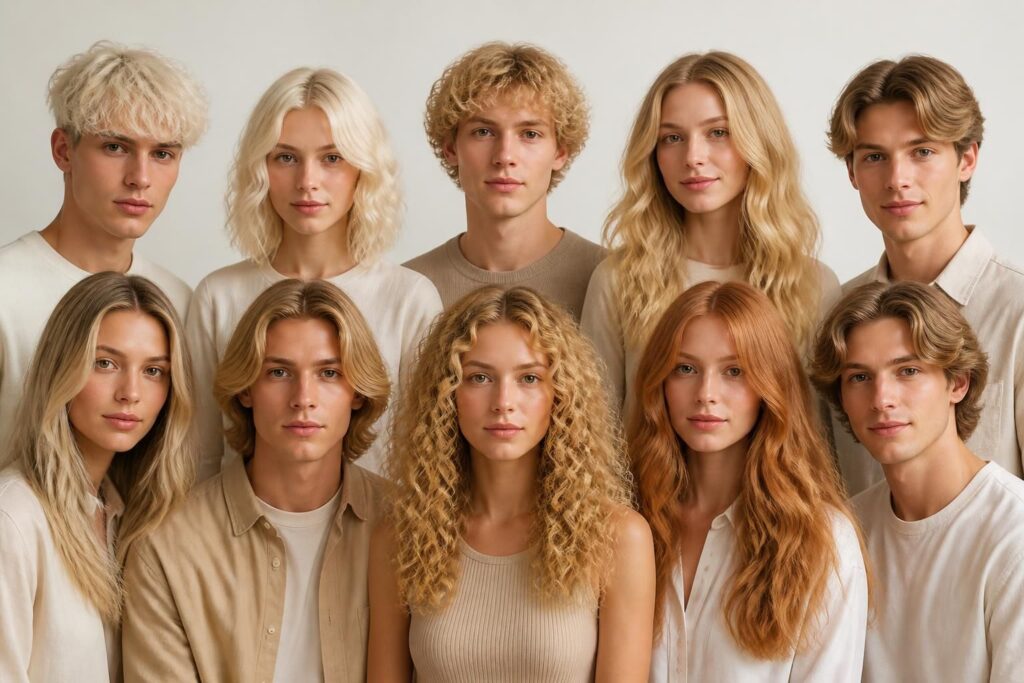 découvrez les différents types de blond pour homme et femme, des nuances naturelles aux tendances actuelles pour un style qui vous ressemble.