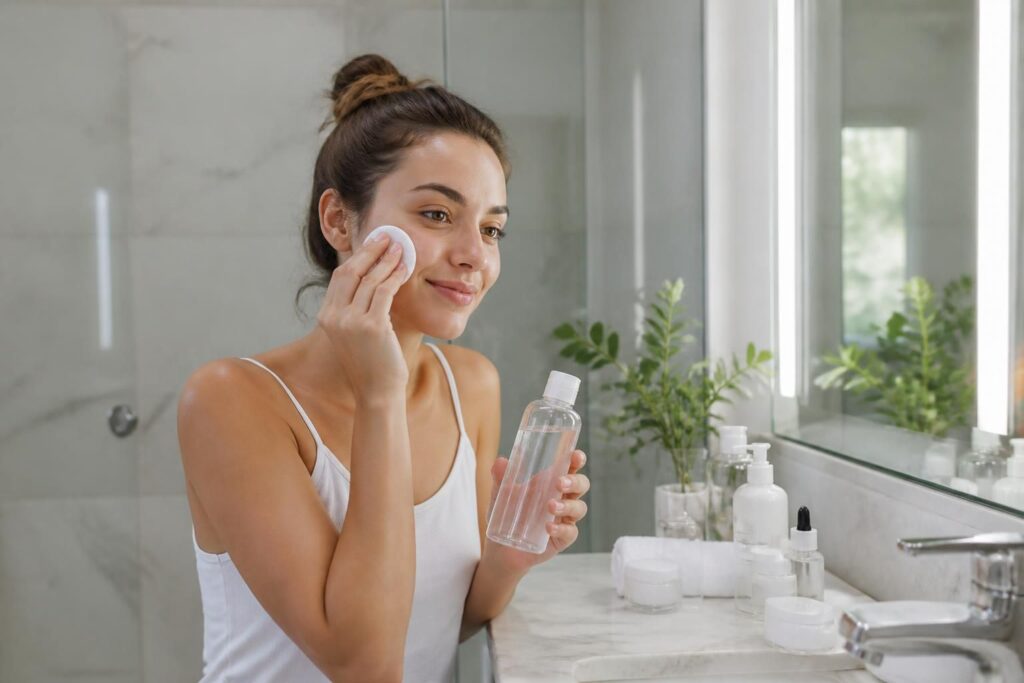 découvrez à quoi sert l’eau micellaire pour le visage et apprenez comment l’utiliser efficacement pour nettoyer, démaquiller et hydrater votre peau en douceur.