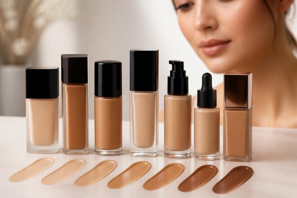 découvrez les marques phares de fonds de teint à couvrance totale pour un teint parfaitement unifié et sans défaut. guide complet pour un maquillage impeccable toute la journée.