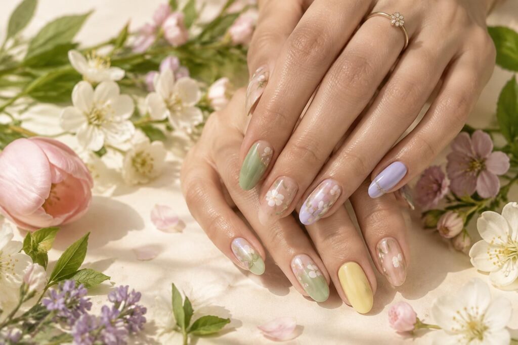 découvrez des idées de manucure fraîche et lumineuse pour le printemps : couleurs tendance, motifs délicats et inspirations pour les beaux jours.