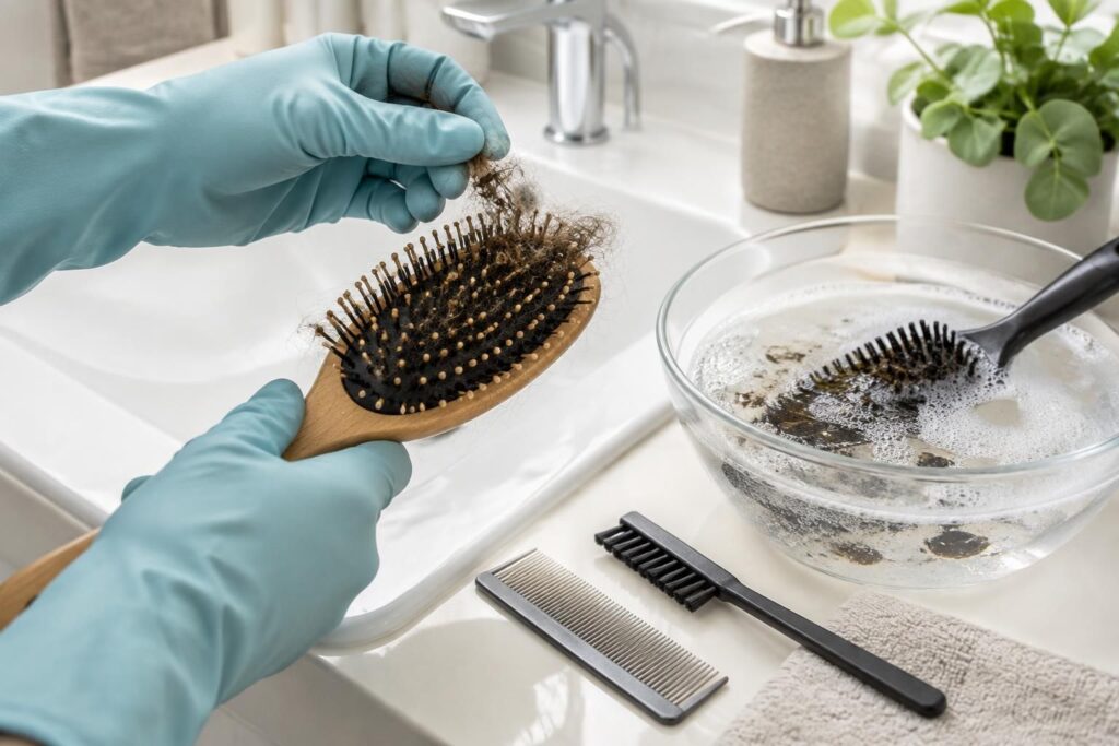 découvrez comment nettoyer efficacement vos brosses à cheveux pour éliminer poux, lentes et saletés, et garder des accessoires propres au quotidien.