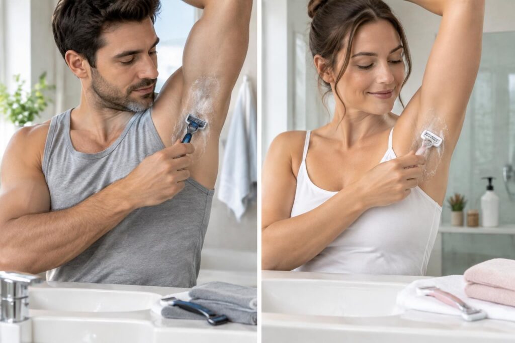 découvrez comment vous raser les aisselles, pour homme et femme : méthodes efficaces, conseils pratiques et gestes simples pour éviter les irritations.