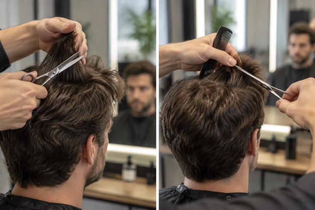 découvrez comment désépaissir les cheveux chez l’homme, avec ou sans ciseaux sculpteur : techniques simples, conseils et précautions pour alléger la chevelure.