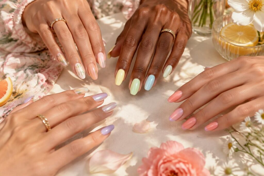 découvrez les tendances ongles printemps-été 2026 : couleurs lumineuses, formes élégantes et idées de manucure pour sublimer vos mains.