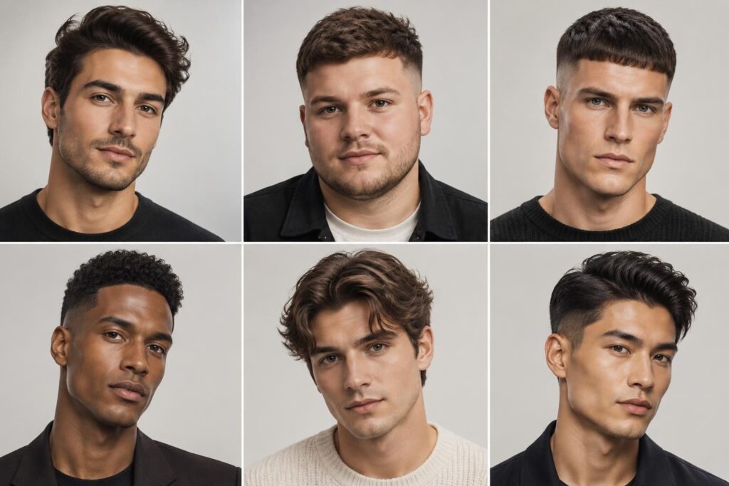 découvrez les meilleures coupes de cheveux pour homme en 2025 et trouvez le style idéal selon la forme de votre visage.